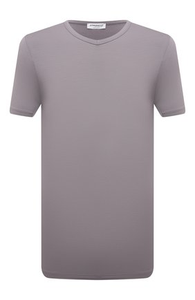 Мужская футболка ZIMMERLI серого цвета по цене 8495 руб., арт. 700-1346 | Фото 1 Мужская футболка ZIMMERLI серого цвета, арт. 700-1346 | Фото 1 (Длина (для топов): Стандартные; Рукава: Короткие; Материал внешний: Синтетический материал; Мужское Кросс-КТ: Футболка-белье; Кросс-КТ: домашняя одежда)