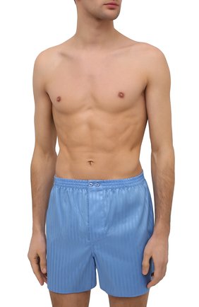 Мужские хлопковые боксеры ZIMMERLI синего цвета по цене 4345 руб., арт. 4020-75101 | Фото 2 Мужские хлопковые боксеры ZIMMERLI синего цвета, арт. 4020-75101 | Фото 2