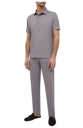 Мужские хлопковые домашние брюки ZIMMERLI серого цвета по цене 15850 руб., арт. 1357-21143 | Фото 2 Мужские хлопковые домашние брюки ZIMMERLI серого цвета, арт. 1357-21143 | Фото 2 (Материал внешний: Хлопок; Длина (брюки, джинсы): Стандартные; Кросс-КТ: домашняя одежда; Мужское Кросс-КТ: Брюки-белье)