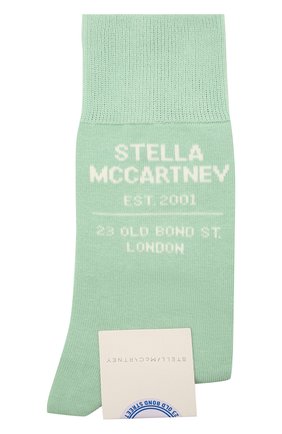 Женские носки STELLA MCCARTNEY светло-зеленого цвета по цене 6450 руб., арт. 603074/S7229 | Фото 1 Женские носки STELLA MCCARTNEY светло-зеленого цвета, арт. 603074/S7229 | Фото 1