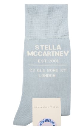 Женские носки STELLA MCCARTNEY голубого цвета по цене 6450 руб., арт. 603074/S7229 | Фото 1 Женские носки STELLA MCCARTNEY голубого цвета, арт. 603074/S7229 | Фото 1