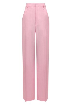 Женские брюки из вискозы и шелка JACQUEMUS розового цвета по цене 69600 руб., арт. 211PA03/105440 | Фото 1 Женские брюки из вискозы и шелка JACQUEMUS розового цвета, арт. 211PA03/105440 | Фото 1