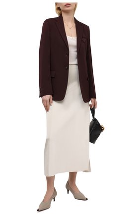 Женский шерстяной жакет BOTTEGA VENETA бордового цвета по цене 196000 руб., арт. 647401/VKIS0 | Фото 2 Женский шерстяной жакет BOTTEGA VENETA бордового цвета, арт. 647401/VKIS0 | Фото 2