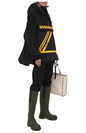 Женская анорак DSQUARED2 черного цвета по цене 145500 руб., арт. S75AM0829/S53578 | Фото 2 Женская анорак DSQUARED2 черного цвета, арт. S75AM0829/S53578 | Фото 2