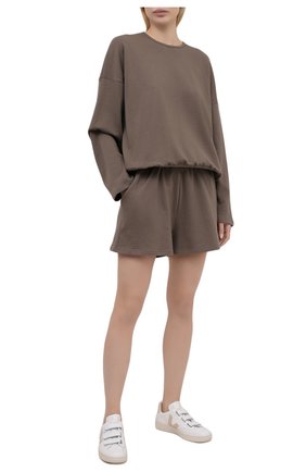Женский хлопковый костюм THE FRANKIE SHOP коричневого цвета по цене 16650 руб., арт. ST JAI KR 08 | Фото 1 Женский хлопковый костюм THE FRANKIE SHOP коричневого цвета, арт. ST JAI KR 08 | Фото 1