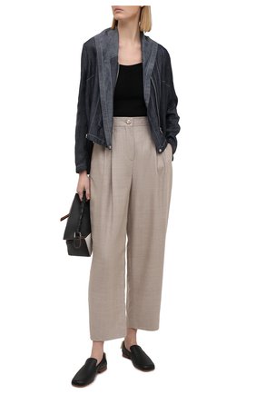 Женская куртка GIORGIO ARMANI синего цвета по цене 199500 руб., арт. 1SHGG0KY/T02GG | Фото 2 Женская куртка GIORGIO ARMANI синего цвета, арт. 1SHGG0KY/T02GG | Фото 2