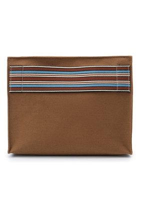 Женский клатч suitcase stripe LORO PIANA коричневого цвета по цене 58050 руб., арт. FAI6118 | Фото 1 Женский клатч suitcase stripe LORO PIANA коричневого цвета, арт. FAI6118 | Фото 1
