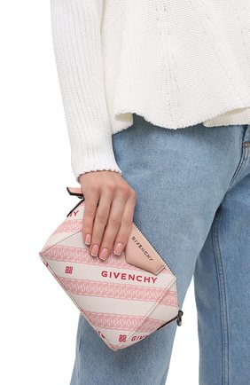 Женская сумка antigona nano GIVENCHY розового цвета по цене 79950 руб., арт. BBU017B10P | Фото 2 Женская сумка antigona nano GIVENCHY розового цвета, арт. BBU017B10P | Фото 2