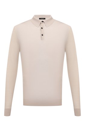 Мужское шерстяное поло ERMENEGILDO ZEGNA бежевого цвета по цене 66350 руб., арт. UWM00/132 | Фото 1 Мужское шерстяное поло ERMENEGILDO ZEGNA бежевого цвета, арт. UWM00/132 | Фото 1