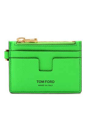Мужской кожаный футляр для кредитных карт TOM FORD зеленого цвета по цене 61900 руб., арт. Y0310T-LCL143 | Фото 1 Мужской кожаный футляр для кредитных карт TOM FORD зеленого цвета, арт. Y0310T-LCL143 | Фото 1
