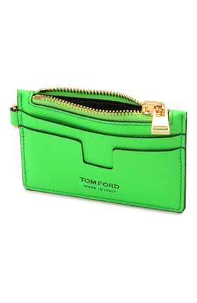 Мужской кожаный футляр для кредитных карт TOM FORD зеленого цвета по цене 61900 руб., арт. Y0310T-LCL143 | Фото 3 Мужской кожаный футляр для кредитных карт TOM FORD зеленого цвета, арт. Y0310T-LCL143 | Фото 3