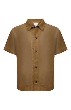Мужская кожаная рубашка BOTTEGA VENETA светло-коричневого цвета по цене 264500 руб., арт. 647064/V0IT0 | Фото 1 Мужская кожаная рубашка BOTTEGA VENETA светло-коричневого цвета, арт. 647064/V0IT0 | Фото 1