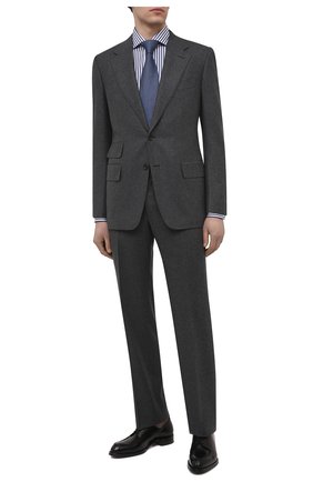 Мужская хлопковая сорочка ERMENEGILDO ZEGNA темно-синего цвета по цене 34550 руб., арт. 901232/9MS0BA | Фото 2 Мужская хлопковая сорочка ERMENEGILDO ZEGNA темно-синего цвета, арт. 901232/9MS0BA | Фото 2