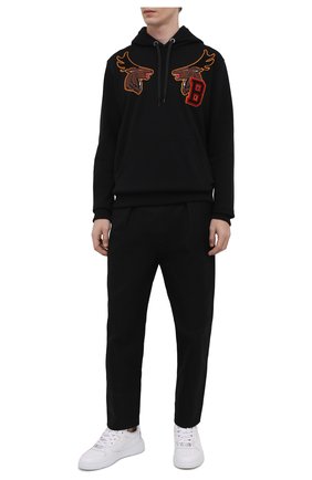 Мужской хлопковое худи BURBERRY черного цвета по цене 57000 руб., арт. 8036911 | Фото 2 Мужской хлопковое худи BURBERRY черного цвета, арт. 8036911 | Фото 2