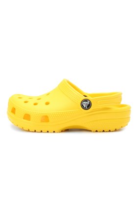 Детские сабо classic CROCS желтого цвета по цене 2300 руб., арт. 204536-7C1 | Фото 2 Детские сабо classic CROCS желтого цвета, арт. 204536-7C1 | Фото 2 (Материал внешний: Экокожа)