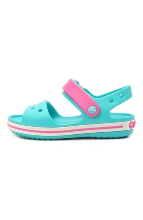 Детские босоножки CROCS разноцветного цвета по цене 2600 руб., арт. 12856-4SL | Фото 2 Детские босоножки CROCS разноцветного цвета, арт. 12856-4SL | Фото 2