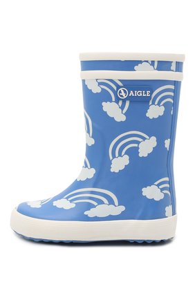 Детские резиновые сапоги AIGLE синего цвета по цене 4395 руб., арт. 2527E2/L0LLY P0P PRINT | Фото 2 Детские резиновые сапоги AIGLE синего цвета, арт. 2527E2/L0LLY P0P PRINT | Фото 2 (Материал внешний: Резина; Материал внутренний: Текстиль; Кросс-КТ: резиновые)