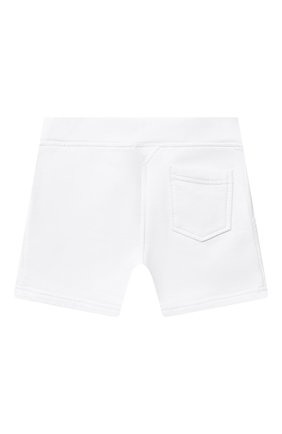 Детские хлопковые шорты DSQUARED2 белого цвета по цене 10850 руб., арт. DQ0250-D002Y | Фото 2 Детские хлопковые шорты DSQUARED2 белого цвета, арт. DQ0250-D002Y | Фото 2