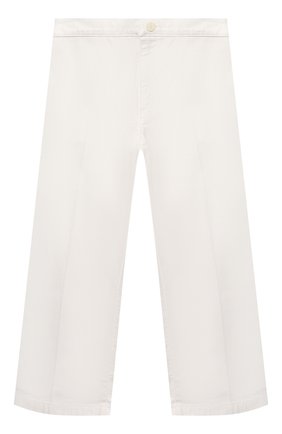 Детские хлопковые брюки GUCCI белого цвета по цене 36350 руб., арт. 544563/XDBKR | Фото 1 Детские хлопковые брюки GUCCI белого цвета, арт. 544563/XDBKR | Фото 1 (Материал внешний: Хлопок; Девочки Кросс-КТ: Брюки-одежда; Региональные ограничения белый список (Axapta Mercury): RU; Случай: Повседневный; Ростовка одежда: 10 - 11 лет | 140 - 146см, 12 лет | 152 см, 5 лет | 110 см, 6 лет | 116 см, 8 лет | 128 см)
