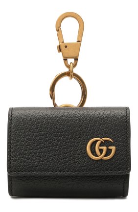 Кожаный чехол для airpods pro GUCCI черного цвета по цене 52300 руб., арт. 645117/DJ20T | Фото 1 Кожаный чехол для airpods pro GUCCI черного цвета, арт. 645117/DJ20T | Фото 1 (Материал: Натуральная кожа; Женское Кросс-КТ: Кожа AirPods)