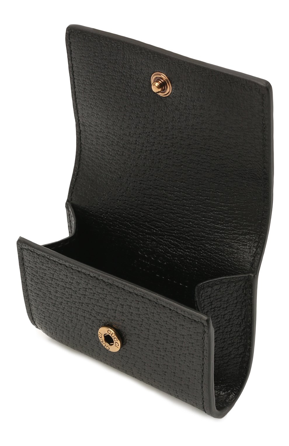 Кожаный чехол для airpods pro GUCCI черного цвета по цене 52300 руб., арт. 645117/DJ20T | Фото 3 Кожаный чехол для airpods pro GUCCI черного цвета, арт. 645117/DJ20T | Фото 3 (Материал: Натуральная кожа; Женское Кросс-КТ: Кожа AirPods)