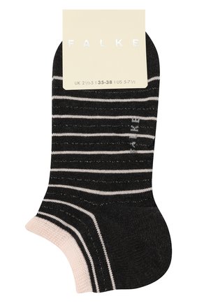 Женские хлопковые носки FALKE темно-серого цвета по цене 1470 руб., арт. 46336 | Фото 1 Женские хлопковые носки FALKE темно-серого цвета, арт. 46336 | Фото 1