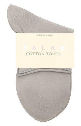 Женские носки cotton touch FALKE серого цвета по цене 1470 руб., арт. 47539 | Фото 1 Женские носки cotton touch FALKE серого цвета, арт. 47539 | Фото 1