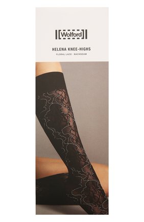 Женские гольфы helena WOLFORD черного цвета по цене 3400 руб., арт. 31573 | Фото 1 Женские гольфы helena WOLFORD черного цвета, арт. 31573 | Фото 1