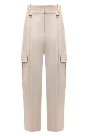Женские хлопковые брюки GIVENCHY бежевого цвета по цене 92350 руб., арт. BW50NA11QN | Фото 1 Женские хлопковые брюки GIVENCHY бежевого цвета, арт. BW50NA11QN | Фото 1