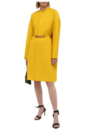 Женское хлопковое платье GIVENCHY желтого цвета по цене 114000 руб., арт. BW212X130A | Фото 2 Женское хлопковое платье GIVENCHY желтого цвета, арт. BW212X130A | Фото 2