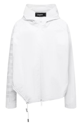 Женская хлопковая ветровка DSQUARED2 белого цвета по цене 85800 руб., арт. S75AM0846/S53579 | Фото 1 Женская хлопковая ветровка DSQUARED2 белого цвета, арт. S75AM0846/S53579 | Фото 1
