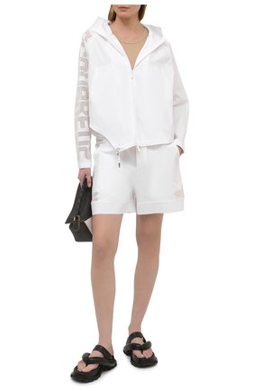 Женская хлопковая ветровка DSQUARED2 белого цвета по цене 85800 руб., арт. S75AM0846/S53579 | Фото 2 Женская хлопковая ветровка DSQUARED2 белого цвета, арт. S75AM0846/S53579 | Фото 2