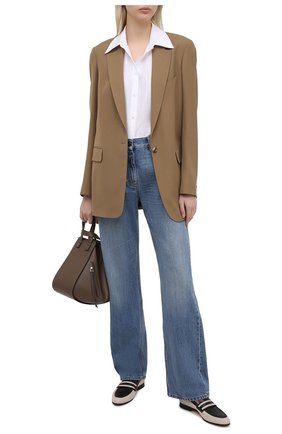 Женские кожаные лоферы SANTONI черно-белого цвета по цене 44250 руб., арт. WUSM59325BA3TLN0N01 | Фото 2 Женские кожаные лоферы SANTONI черно-белого цвета, арт. WUSM59325BA3TLN0N01 | Фото 2