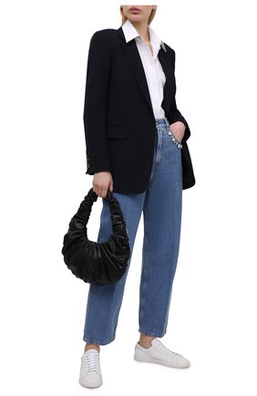 Женские джинсы GOLDEN GOOSE DELUXE BRAND голубого цвета по цене 33650 руб., арт. GWP00102.P000407 | Фото 2 Женские джинсы GOLDEN GOOSE DELUXE BRAND голубого цвета, арт. GWP00102.P000407 | Фото 2