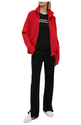 Женская шелковая футболка TOM FORD черного цвета по цене 79450 руб., арт. TSJ444-FAX835 | Фото 2 Женская шелковая футболка TOM FORD черного цвета, арт. TSJ444-FAX835 | Фото 2