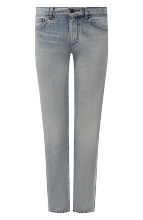 Женские джинсы SAINT LAURENT голубого цвета по цене 52850 руб., арт. 644026/YD372 | Фото 1 Женские джинсы SAINT LAURENT голубого цвета, арт. 644026/YD372 | Фото 1 (Материал внешний: Хлопок; Длина (брюки, джинсы): Стандартные; Кросс-КТ: Деним; Силуэт Ж (брюки и джинсы): Бойфренды; Стили: Кэжуэл)