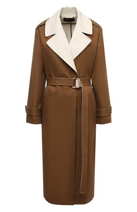 Женский хлопковый тренч LORO PIANA коричневого цвета по цене 295500 руб., арт. FAL5617 | Фото 1 Женский хлопковый тренч LORO PIANA коричневого цвета, арт. FAL5617 | Фото 1