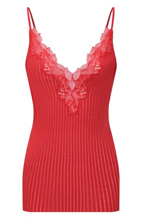 Женская хлопковый топ ZIMMERLI красного цвета по цене 13750 руб., арт. 260-3090 | Фото 1 Женская хлопковый топ ZIMMERLI красного цвета, арт. 260-3090 | Фото 1