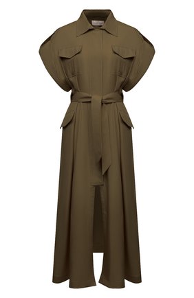 Женское шелковое платье ALEXANDRE VAUTHIER хаки цвета по цене 252000 руб., арт. 211DR1447 1409-211 | Фото 1 Женское шелковое платье ALEXANDRE VAUTHIER хаки цвета, арт. 211DR1447 1409-211 | Фото 1
