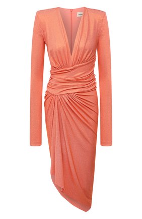 Женское платье из вискозы ALEXANDRE VAUTHIER кораллового цвета по цене 499500 руб., арт. 211DR1407B 1029B-202 | Фото 1 Женское платье из вискозы ALEXANDRE VAUTHIER кораллового цвета, арт. 211DR1407B 1029B-202 | Фото 1