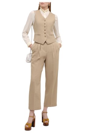 Женские кожаные босоножки bianca SAINT LAURENT желтого цвета по цене 86150 руб., арт. 649087/20500 | Фото 2 Женские кожаные босоножки bianca SAINT LAURENT желтого цвета, арт. 649087/20500 | Фото 2
