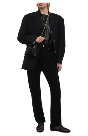 Женская текстильные дерби timothee SAINT LAURENT черного цвета по цене 69400 руб., арт. 649417/20X40 | Фото 2 Женская текстильные дерби timothee SAINT LAURENT черного цвета, арт. 649417/20X40 | Фото 2 (Подошва: Плоская; Материал внешний: Текстиль; Каблук высота: Низкий; Материал внутренний: Натуральная кожа)