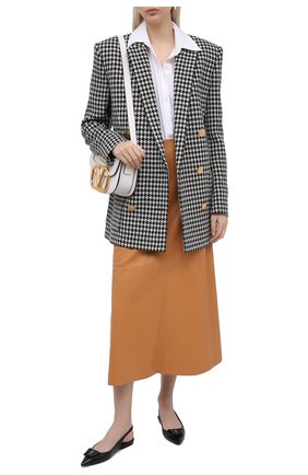 Женские кожаные балетки anais SAINT LAURENT черного цвета по цене 57350 руб., арт. 649621/1ZJ10 | Фото 2 Женские кожаные балетки anais SAINT LAURENT черного цвета, арт. 649621/1ZJ10 | Фото 2