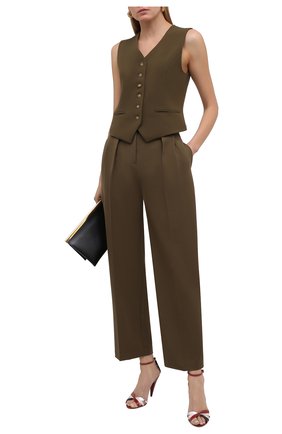 Женские кожаные босоножки kristen SAINT LAURENT красного цвета по цене 76550 руб., арт. 650843/1ZJ70 | Фото 2 Женские кожаные босоножки kristen SAINT LAURENT красного цвета, арт. 650843/1ZJ70 | Фото 2