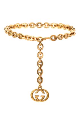 Женский пояс GUCCI золотого цвета по цене 85900 руб., арт. 649931/J160T | Фото 1 Женский пояс GUCCI золотого цвета, арт. 649931/J160T | Фото 1