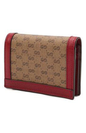 Женский футляр для пластиковых карт doraemon x gucci GUCCI красного цвета по цене 35500 руб., арт. 647788/2TWAG | Фото 2 Женский футляр для пластиковых карт doraemon x gucci GUCCI красного цвета, арт. 647788/2TWAG | Фото 2