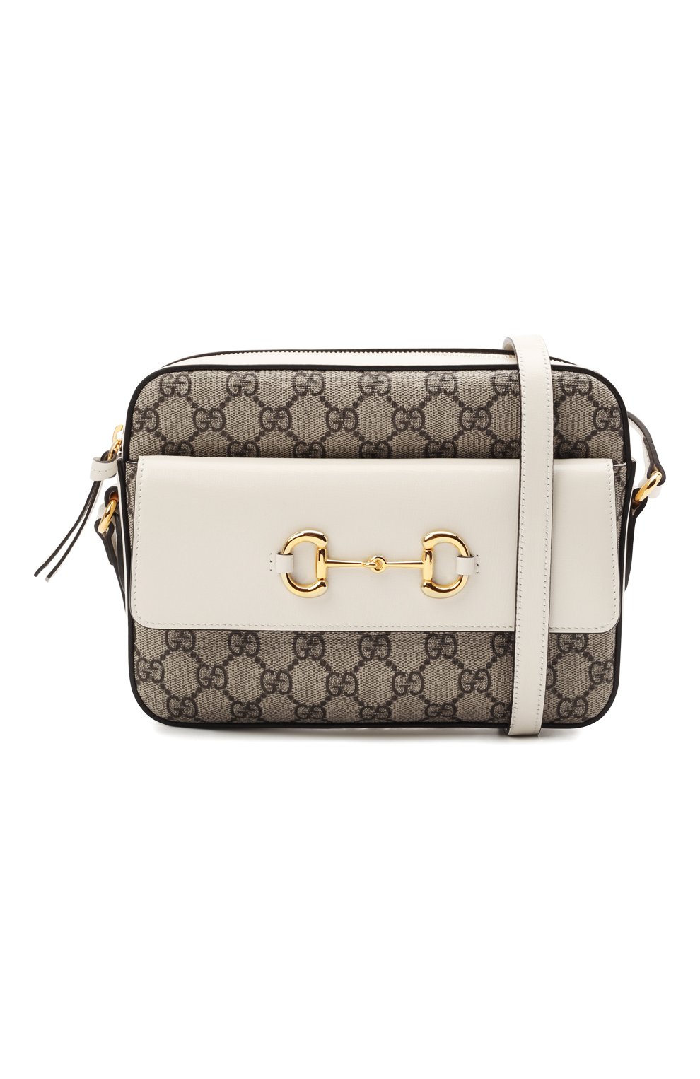 Женская сумка gg 1955 horsebit GUCCI белого цвета по цене 115900 руб., арт. 645454/92TCG | Фото 5 Женская сумка gg 1955 horsebit GUCCI белого цвета, арт. 645454/92TCG | Фото 5