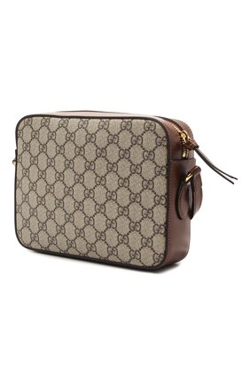 Женская сумка gg 1955 horsebit GUCCI коричневого цвета по цене 115900 руб., арт. 645454/92TCG | Фото 3 Женская сумка gg 1955 horsebit GUCCI коричневого цвета, арт. 645454/92TCG | Фото 3