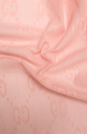 Женский шарф из шерсти и шелка GUCCI розового цвета, арт. 640680/3GG01 | Фото 2 (Материал: Шерсть, Текстиль, Шелк; Региональные ограничения белый список (Axapta Mercury): RU)