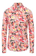 Женская шелковая рубашка STELLA MCCARTNEY розового цвета, арт. 606912/SRA27 | Фото 1 (Материал внешний: Шелк; Длина (для топов): Стандартные; Рукава: Длинные; Женское Кросс-КТ: Рубашка-одежда; Принт: С принтом; Стили: Романтичный; Региональные ограничения белый список (Axapta Mercury): RU)
